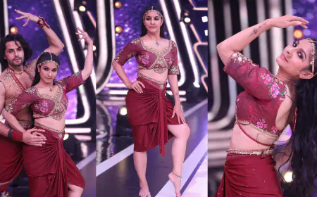 Tanishaa Mukerji Sets the Stage Ablaze in Ravishing Red, Stuns with Mesmerizing 'Hai Rama' Act on Jhalak Dikhhla Jaa