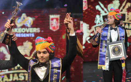 Royal Battle Won: Ansh Walia Reigns Supreme as Mr. Rajasthan 2023
