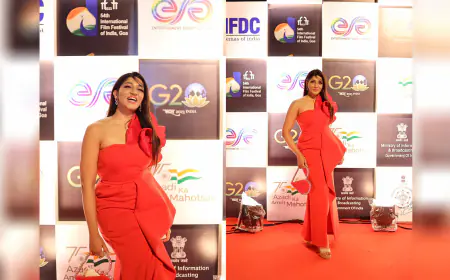 Iti Acharya Shines at IFFI 2023: A Hollywood and South Indian Film Star's Delightful Experience
