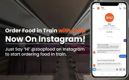 Insta-Bites on the Rails: Zoop India Introduces Easy Train Food Ordering Using Instagram