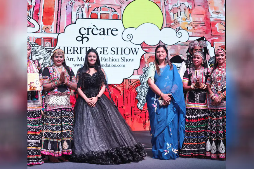 Shanaya Sharma Shines in Iconic Attire at Creare Heritage Show, Blending Glamour with Advocacy