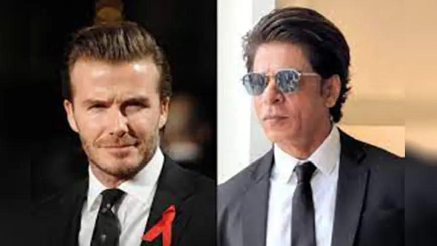 Shah Rukh Khan and David Beckham's Iconic Encounter Sparks Social Media Frenzy