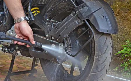 How to clean and lubricate motorcycle chain at home, understand in easy language