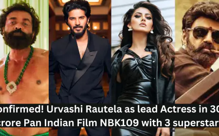 Urvashi Rautela Confirmed as Lead Actress in Massive Pan-Indian Project 'Nbk109'