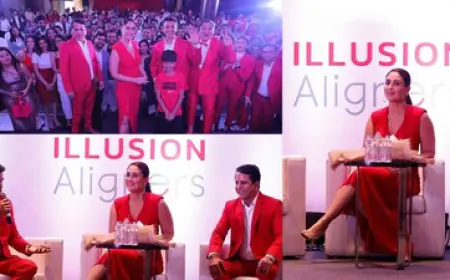 Kareena Kapoor Khan Dazzles at Illusion Aligners' Grand Event, Aligning Dentistry with Innovation