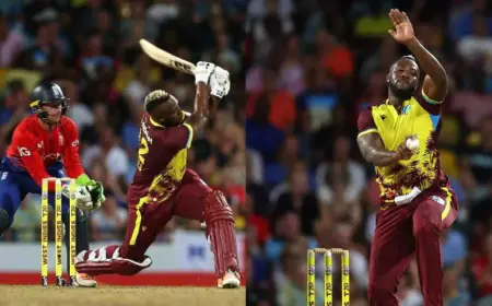 WI vs ENG: Andre Russell makes an explosive comeback, West Indies beats England by 4 wickets, registers historic win
