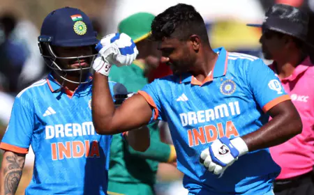 Selectors gave a big gift to Sanju Samson for scoring a century against Africa, made him captain for two matches