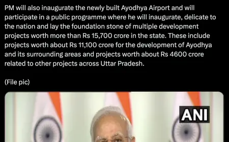 Ayodhya Airport named after Maharishi Valmiki, PM Modi will inaugurate