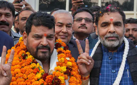 WFI office removed from Brij Bhushan's house, address changed to wrestling association's office