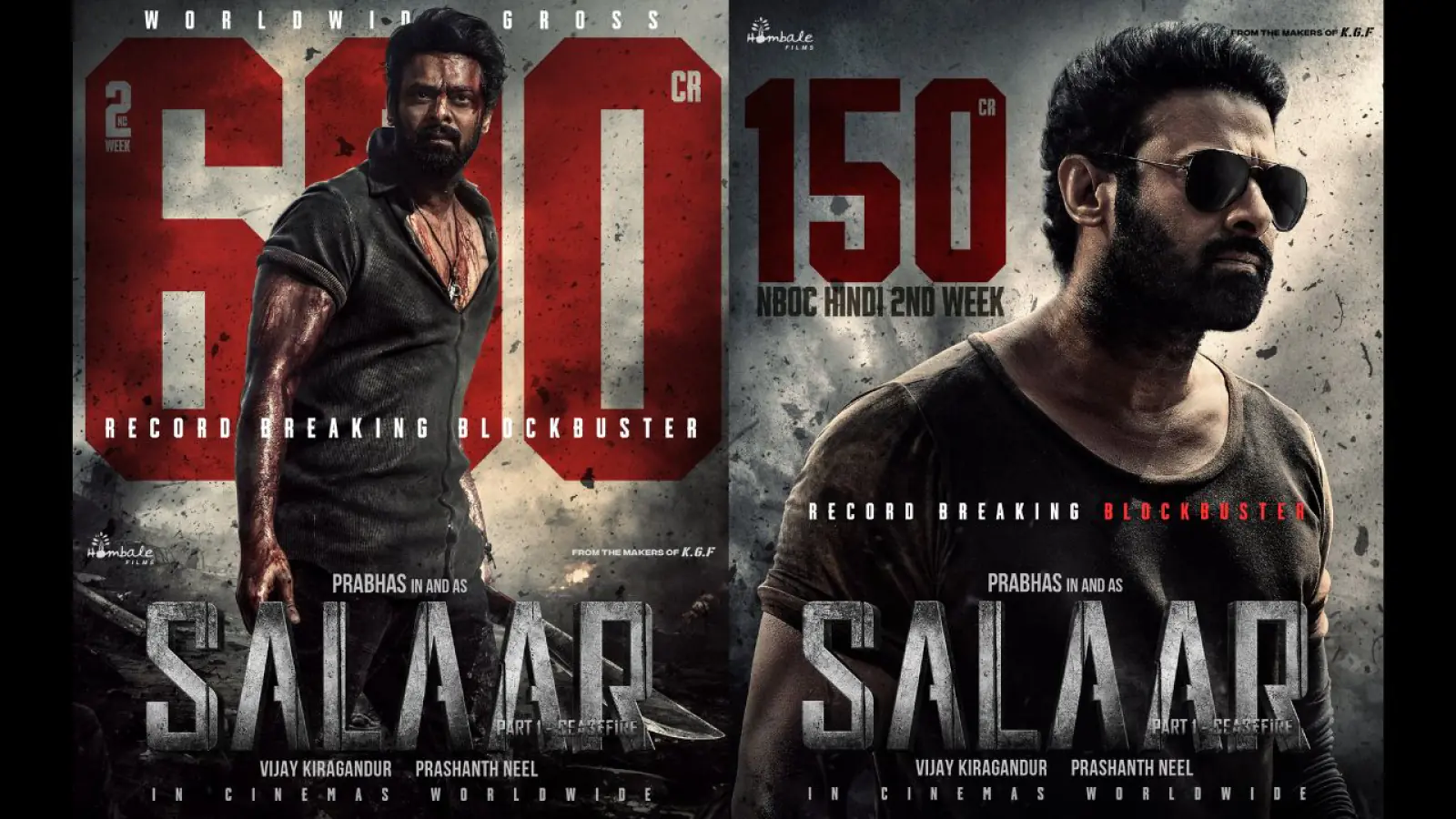 Action-packed 'Salaar' Crosses 625 Crore at Box Office, Hindi Version Grossed Over 150 Crore