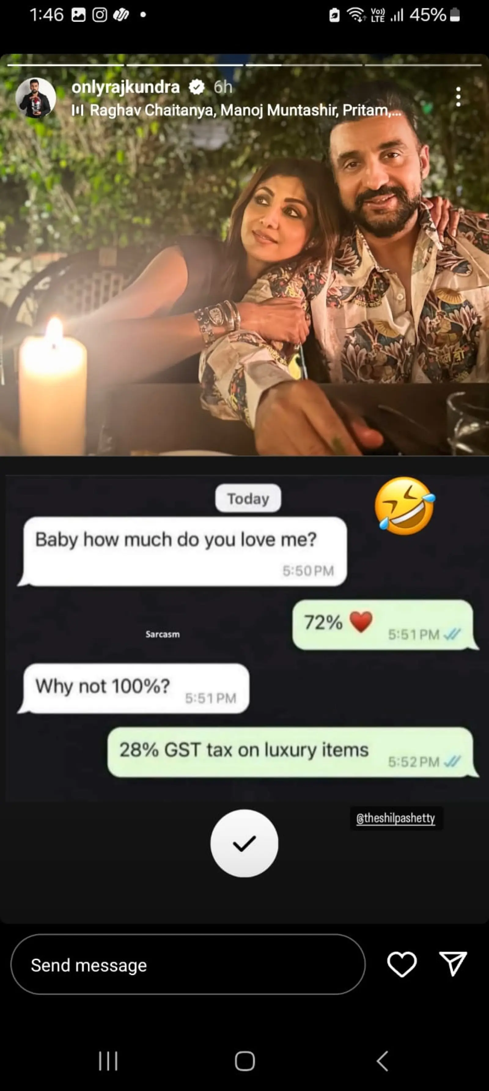 Raj Kundra and Shilpa Shetty Kundra's Adorable Banter: Setting Cute Couple Goals