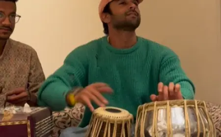 Pulkit Samrat Strikes a Romantic Chord: Surprises Girlfriend Kriti Kharbanda with Tabla Serenade