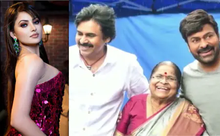 Urvashi Rautela's Curiosity Sparks a Desire to Meet Pawan Kalyan and Chiranjeevi's Mother