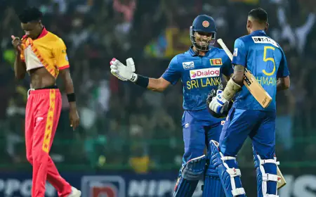 Zimbabwe cricket team created history, defeated Sri Lanka for the first time in T20