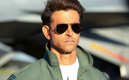Hrithik roshan shares behind-the-scenes glimpses of his fighter character patty