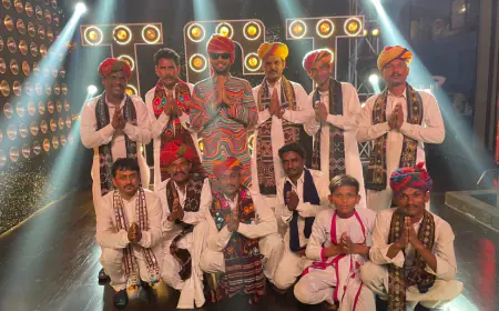Ismail Langa Group, which works to keep folk songs alive in Rajasthan, again in India's Got Talent