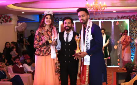 Shrishti Khatri Miss Pinkcity and Yogesh Navlani won Mr. Pinkcity Season 4