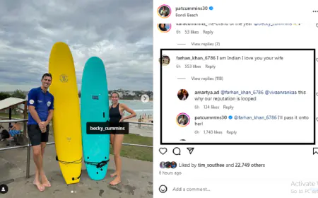 Indian fan told Pat Cummins, 'I Love Your Wife', Australian captain was shocked by replying