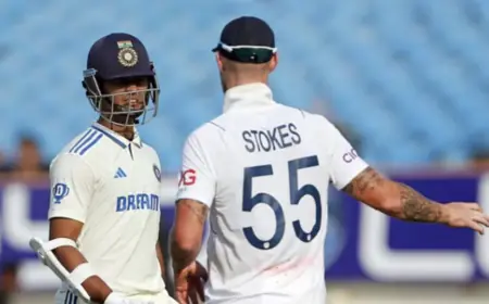 IND vs ENG: Yashasvi-Sarfaraz at the crease, India 314/4 in second innings, lead of 440 against England
