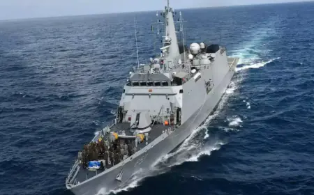 Indian warship provided help to a cargo ship in the Gulf of Aden, which caught fire after the missile attack