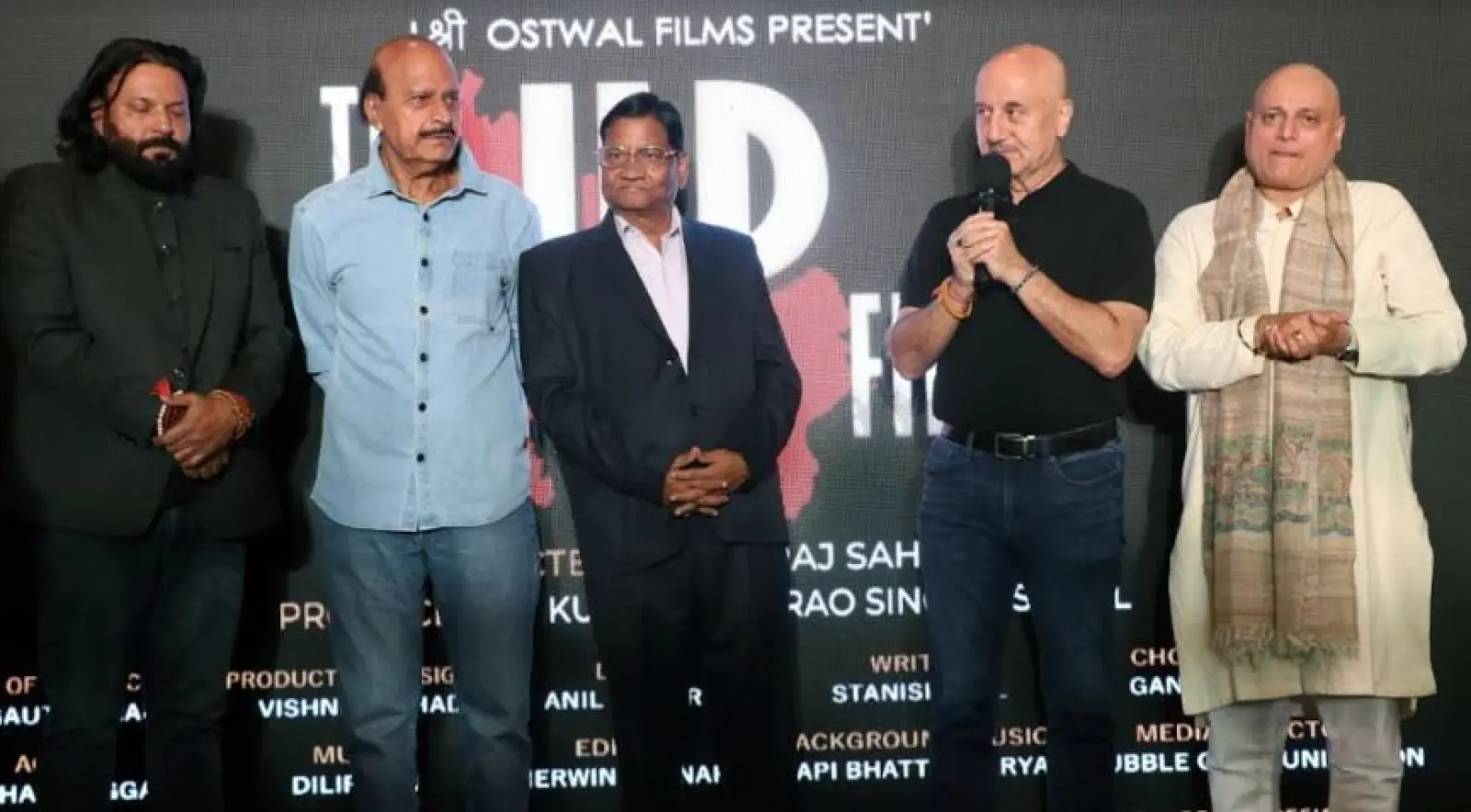 Anupam Kher Unveils the First Look of Shree Ostwal Films Hindi Film 'The UP Files'