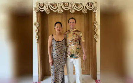 Mark Zuckerberg and Priscilla Chan Embrace Jungle Vibes at Anant Ambani and Radhika Merchant's Pre-Wedding Festivities