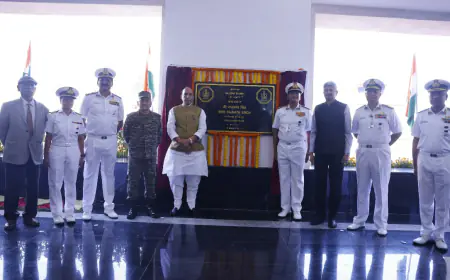 Nausena Bhawan: Defense Minister Rajnath inaugurated Navy Bhawan in Delhi, it is equipped with modern facilities
