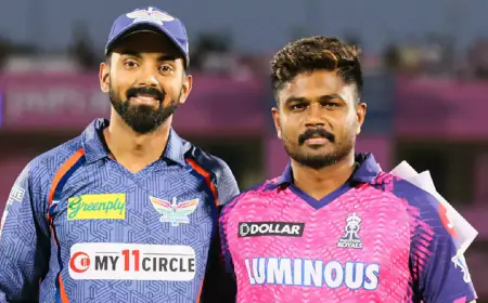 RR vs LSG: Today's first match will be between Rajasthan-Lucknow, know how the playing 11 of both teams will be