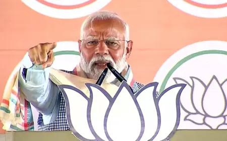 People of Maharashtra resolved to make NDA candidates win, PM Modi claims before rally in Chandrapur