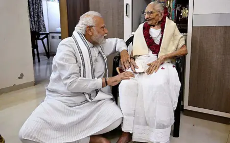 'Went to file nomination without touching mother's feet', PM Modi gets emotional remembering Hiraben Modi