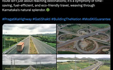 Travel time between Mumbai-Bangalore will be reduced, Gadkari shared pictures of new 6-lane highway