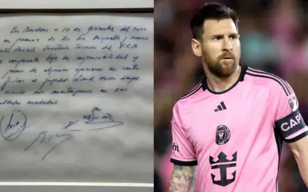 Lionel Messi's 25-year-old napkin auctioned, price will blow your mind
