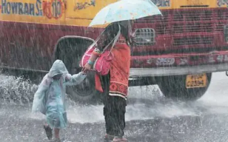 Monsoon reached West Bengal six days before the scheduled time; temperature dropped, heavy rain occurred in the next 5 days