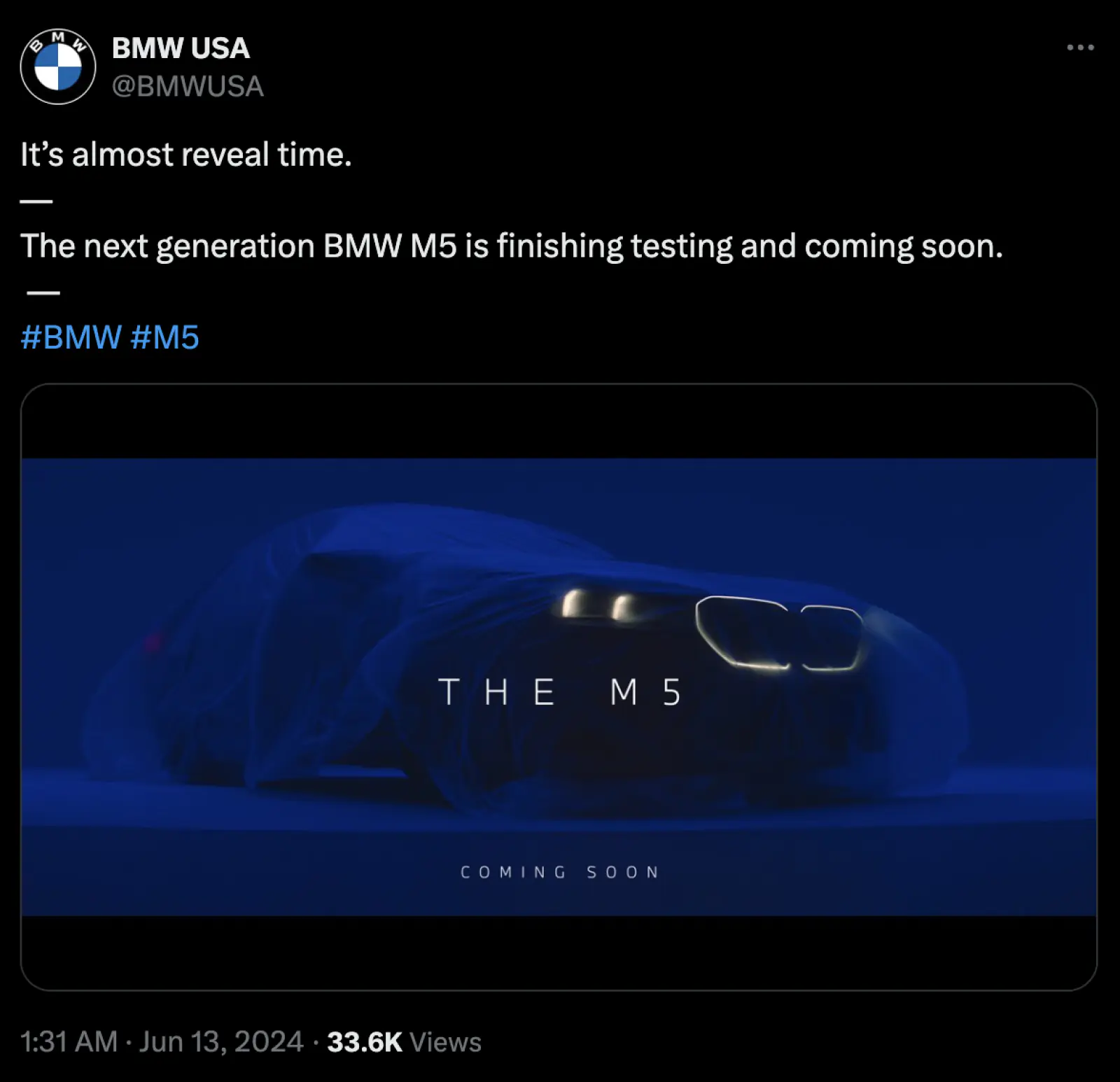 First glimpse of 2025 BMW M5 surfaced, know when it can be launched in the Indian market