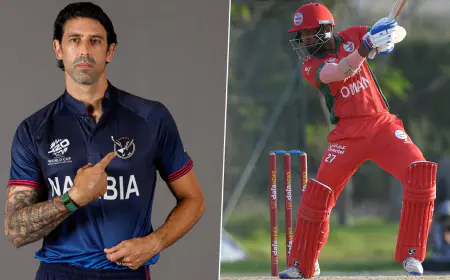 Match between Namibia and Oman became exciting, now the result will come in the super-over