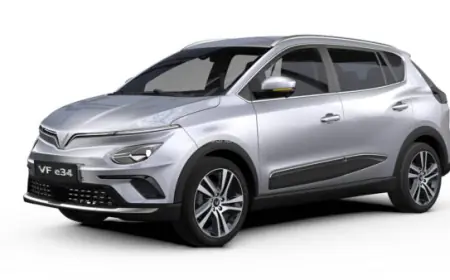 Vinfast VF e34 spotted during testing, will be launched soon with features like Level 2 ADAS