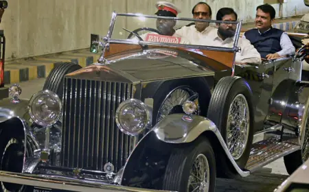 CM Eknath Shinde traveled in a vintage Rolls Royce 20/25 Cabriolet, know how special it is