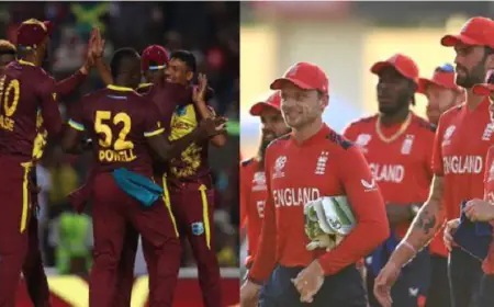 Defending champions England make a strong comeback, crush Windies by 8 wickets in Super-8 thanks to Salt's stormy half-century