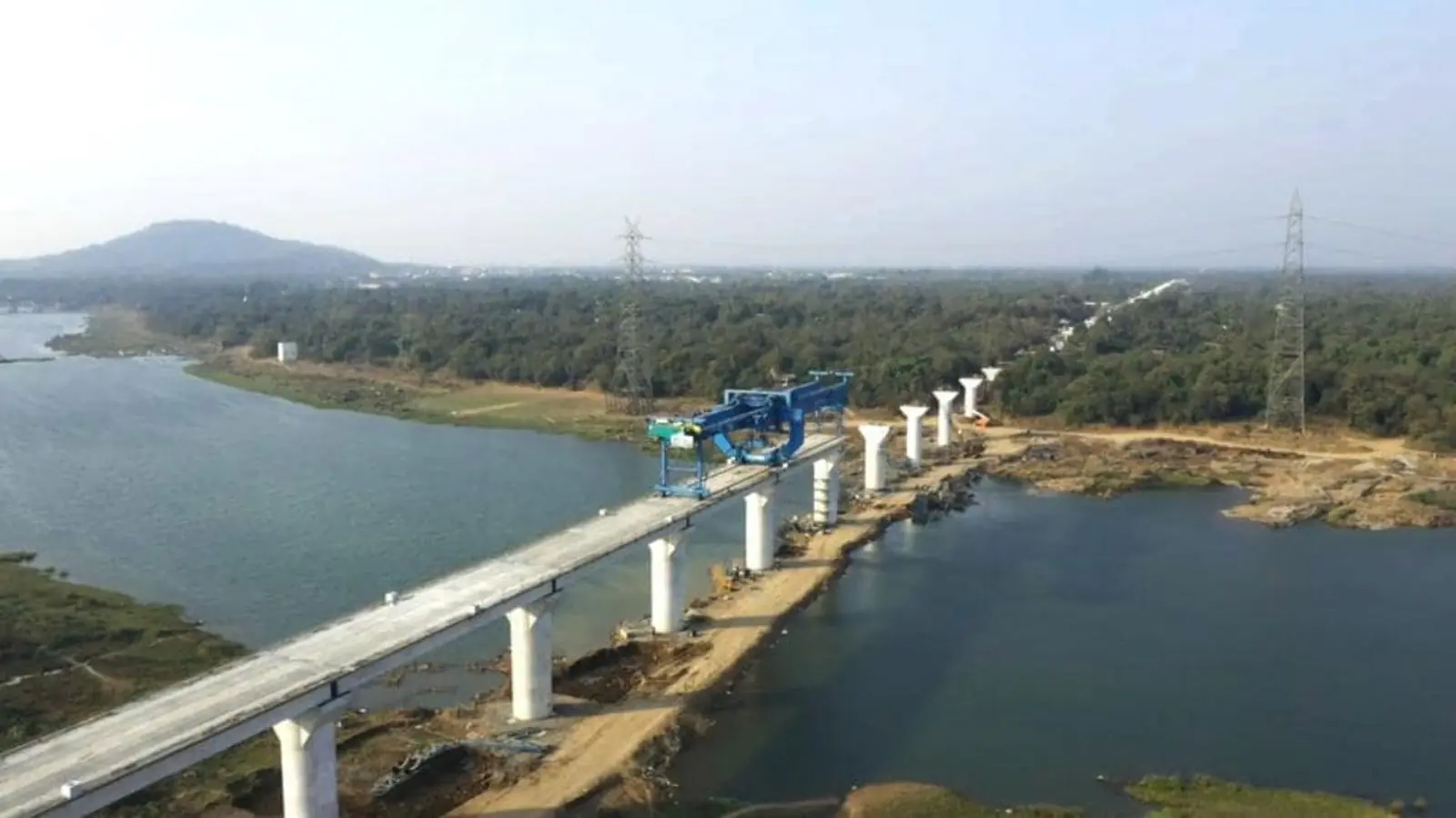 Bridge on Kolak river ready for bullet train, work going on fast ahead; know when this train will run