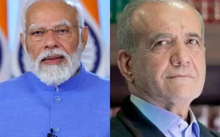 PM Modi congratulated newly elected President of Iran Masoud Pezeshkian, assures to further strengthen relations