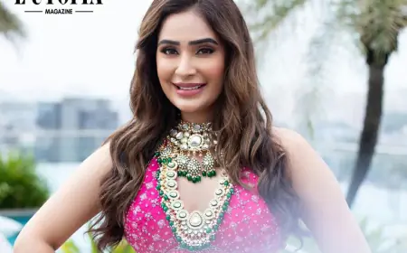 Alankrita Sahai Radiates Charm in Pure Silk Organza Lehenga Set