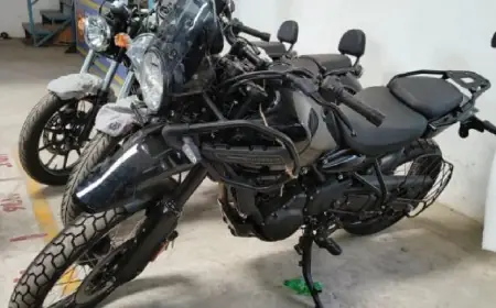 Royal Enfield Guerilla 450's new spy photo surfaced before its launch, know when it will come