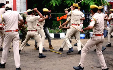 Ruckus in Rajasthan University over demand for student union elections, police lathi-charge NSUI workers