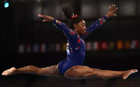 Star gymnast Simone recovered from depression, now ready to shine in the Olympics with a new skill