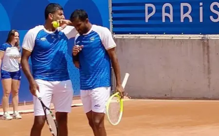 Paris Olympics 2024: After Sumit Nagal, Bopanna-Balaji pair also lost in the first round, India's challenge in tennis ends
