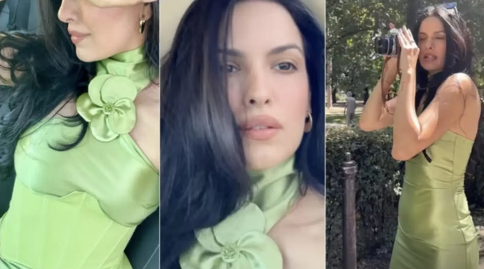 Natasa Stankovic showcases pure fashion goals in sultry green'revenge dress' after her divorce from Hardik Pandya