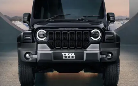 First glimpse of the front look of Mahindra Thar Roxx came out, many changes were seen compared to the old Thar