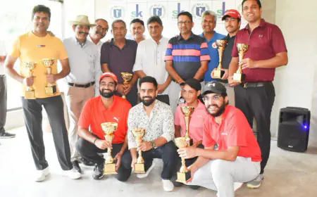 SK Jaipur Open - Super League 2024 Held at Rambagh Golf Club