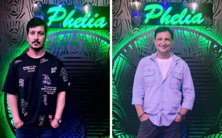 Actors Kapil Nirmal and Rushad Rana Bring Star Power to Phelia Lounge!