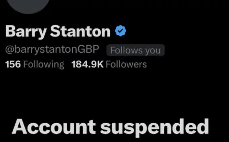 Barry Stanton's X account suspended, racist posts for Indians